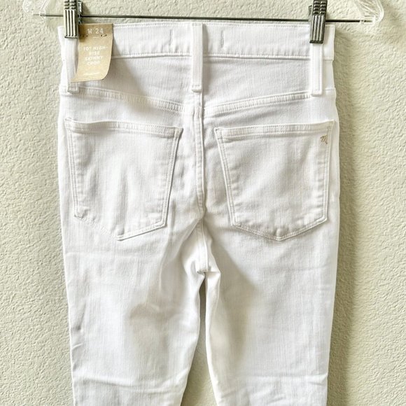 Madewell  $135 Jeans 10" High-Rise Skinny Crop Button-Front Edition size… - Picture 6 of 9